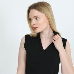 Ladies Mandarin Neck Dress